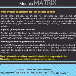 MUSCLE MATRIX Whey Protein 3000gm